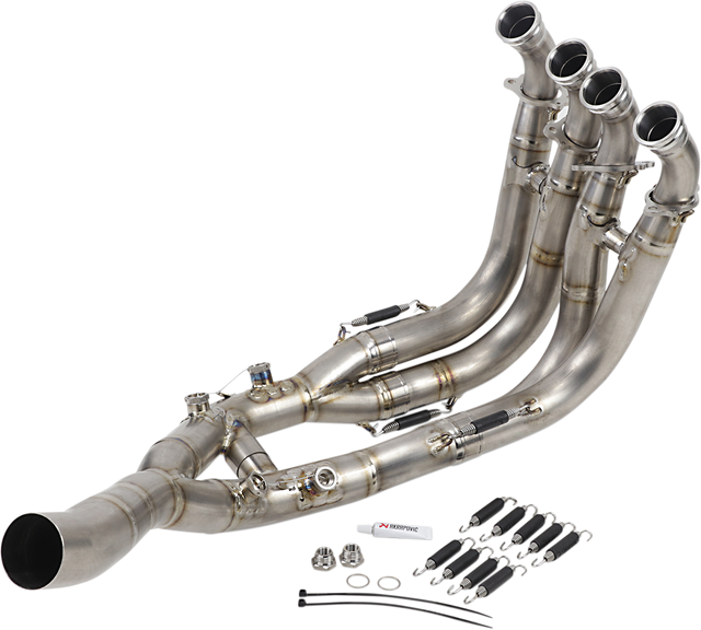 AKRAPOVIC 4-into-1 Headpipe - Titanium E-B10E8 - BMW M1000 RR 2019-2024; BMW S1000 R/M1000 R 2021-2026; BMW S1000 RR 2019-2026