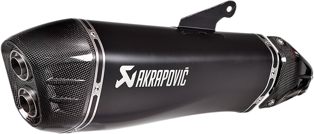 AKRAPOVIC Black Titanium Muffler S-K10SO21-HRAABL - Kawasaki Ninja H2 SX/SE 2018-current