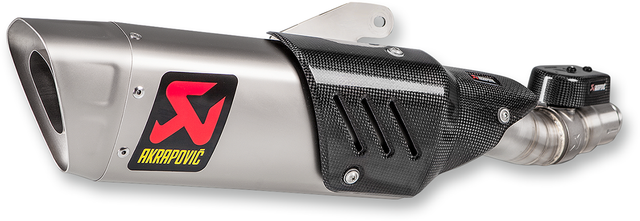 AKRAPOVIC Titanium Muffler S-Y6SO12-HAPT - Yamaha YZF-R6 2017-2020