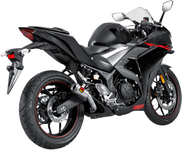 AKRAPOVIC Stainless Steel Muffler – Yamaha YZF-R3/MT-03 2015-2021