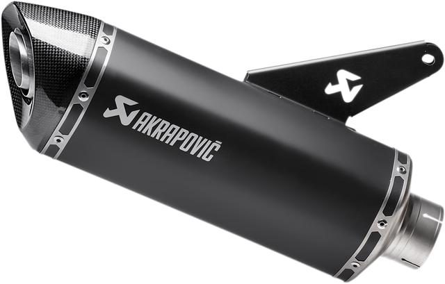 AKRAPOVIC Slip-On Line Muffler - Titanium - Black – Ducati Monster 1200/1200S 2016-2020