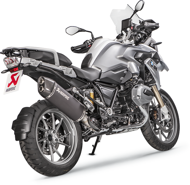 AKRAPOVIC Titanium Muffler - Black – BMW R1200GS/R1200GS Adventure 2013-2018