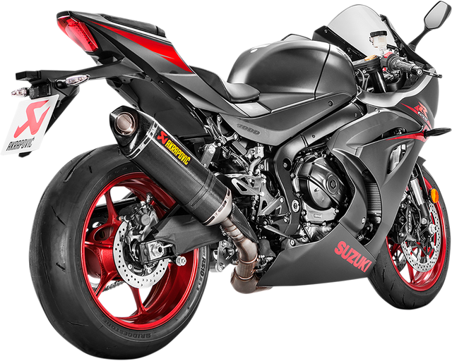AKRAPOVIC Slip-On Line Muffler - Carbon Fiber S-S10SO12-HRC - Suzuki GSX-R1000/GSX-R1000R 2017-2026