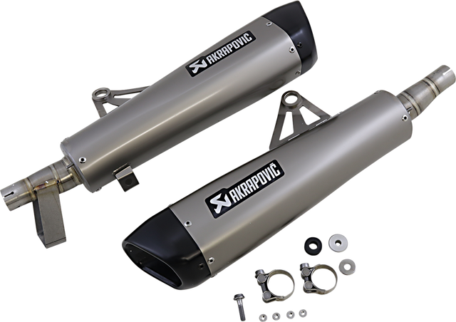 Akrapovic Titanium Mufflers – Triumph Bonneville T100/T120 2016-2020