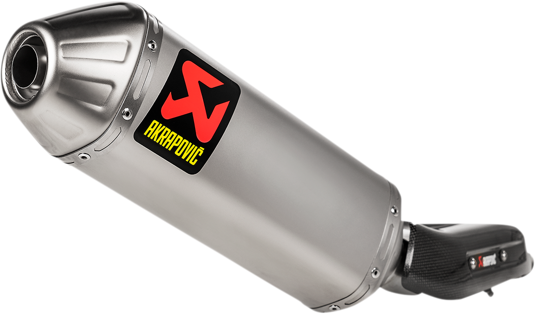 AKRAPOVIC Slip-On Line Muffler - Titanium - Ténéré 700 S-Y7SO2-HFTT