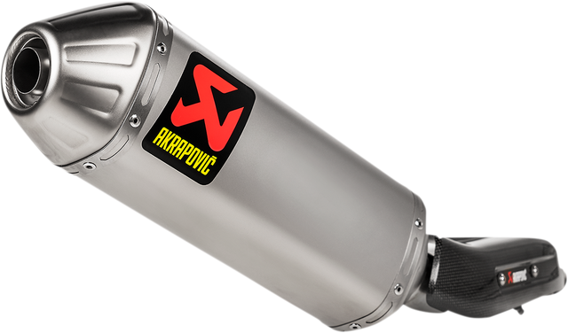 AKRAPOVIC Slip-On Line Muffler - Titanium - Ténéré 700 S-Y7SO2-HFTT - Yamaha Tenere 700 2019-2026