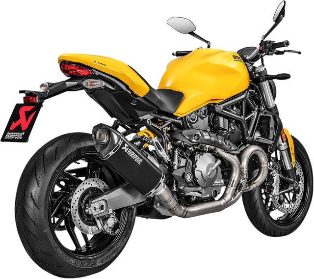 AKRAPOVIC Muffler - Titanium – Ducati Monster 821/1200 2014-2020