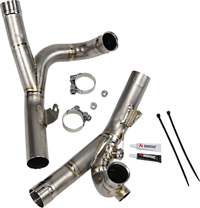 AKRAPOVIC 4-into-2-into-2 Collector - Titanium – Yamaha/Star VMAX 1700 2009-2019
