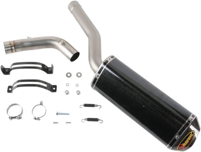 AKRAPOVIC Slip-On Line Muffler - Carbon Fiber – Suzuki GSX-R600/GSX-R750 2006-2007