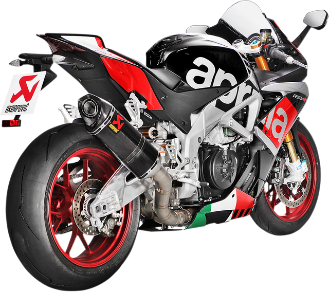 AKRAPOVIC Muffler - Carbon Fiber – Aprilia RSV4 RR/RF 2015-2016