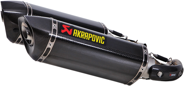 AKRAPOVIC Mufflers - Carbon Fiber – Ducati Monster 696/796/1100 2008-2014