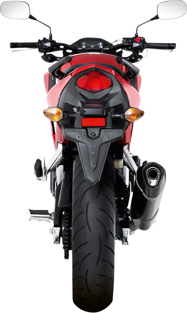 AKRAPOVIC Slip-On Line Muffler - Carbon Fiber S-H5SO2-HRC - Honda CB500F/CB500X/CBR500R 2013-2016