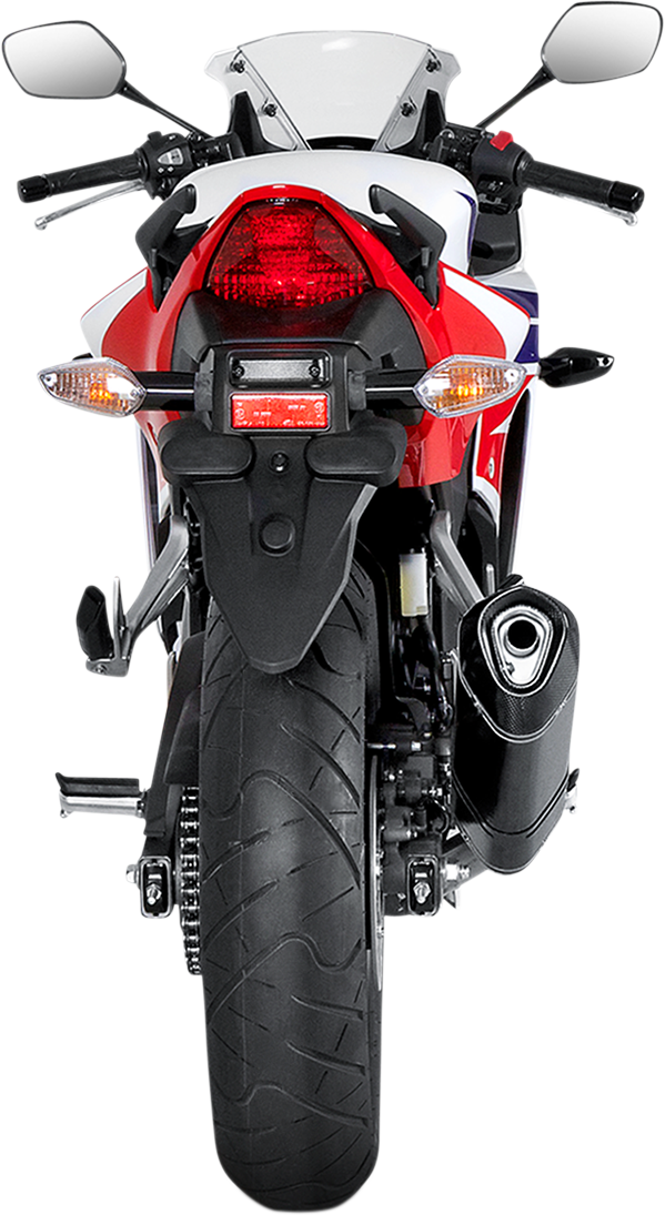 AKRAPOVIC Slip-On Line Muffler - Carbon Fiber S-H3SO3-RC - Honda CBR300R/CB300F 2015-2019