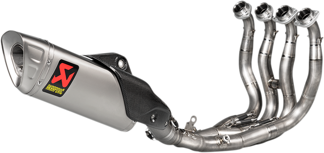 AKRAPOVIC Evolution Exhaust - Titanium – Yamaha YZF-R1/YZF-R1M 2015-2026