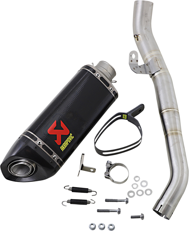 AKRAPOVIC Street Triple Carbon Fiber Muffler – Triumph Street Triple 765 2020-2022
