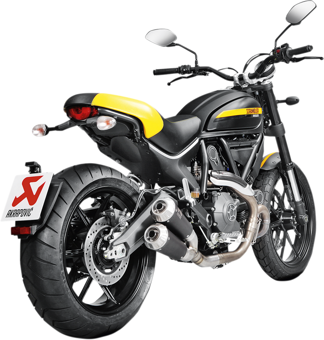 AKRAPOVIC Ducati Scrambler Titanium Muffler S-D8SO4-CUBTBL/1 2023-2024