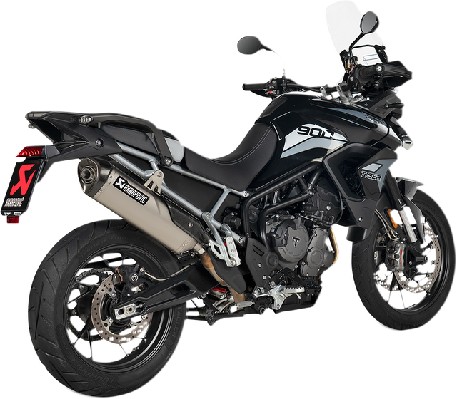 AKRAPOVIC Muffler - Titanium S-T9SO3-HRT - Triumph Tiger 850/900 2020-2023