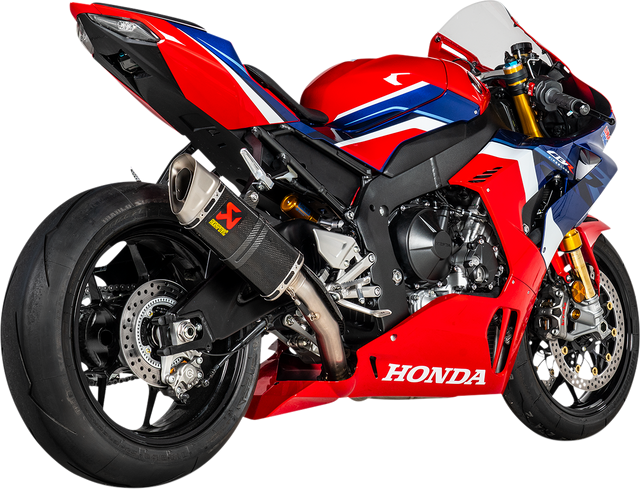 AKRAPOVIC Muffler - Titanium/Carbon Fiber S-H10SO24-APC - Honda CBR1000RR-R Fireblade/SP 2020-2024