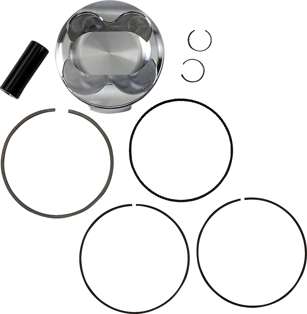 JE PISTONS Pro Series Piston Kit - Piston Kit / 96.00 mm / 13.5:1 CR / Honda 0910-5943