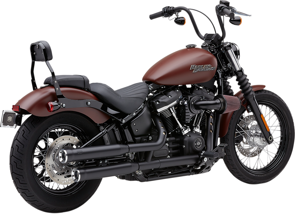 COBRA RPT Slip-On Mufflers - 3" - Raven Black - FLHC/S FLDE 6058B