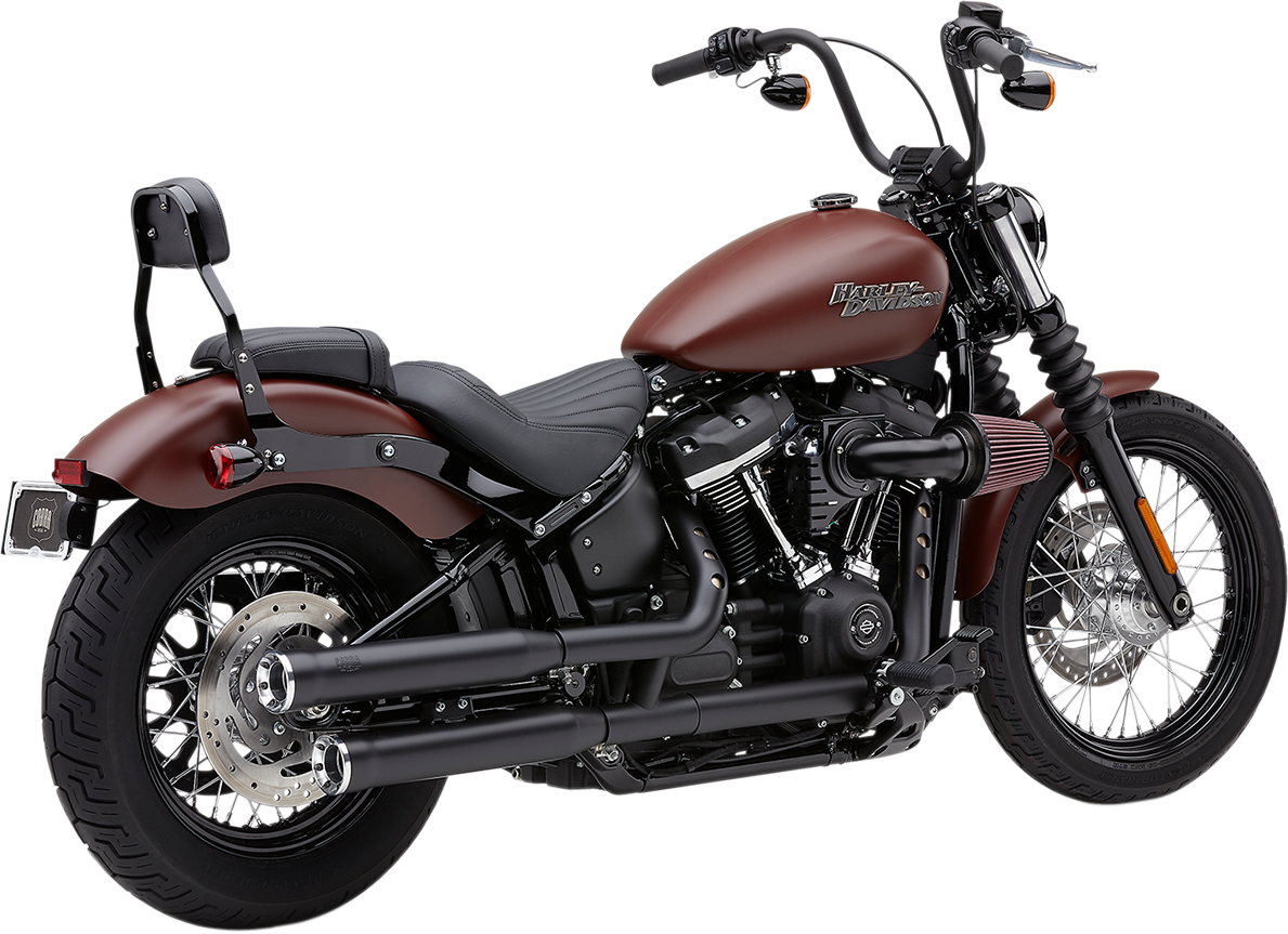 COBRA RPT Slip-On Mufflers - 3" - Raven Black - FLHC/S FLDE 6058B