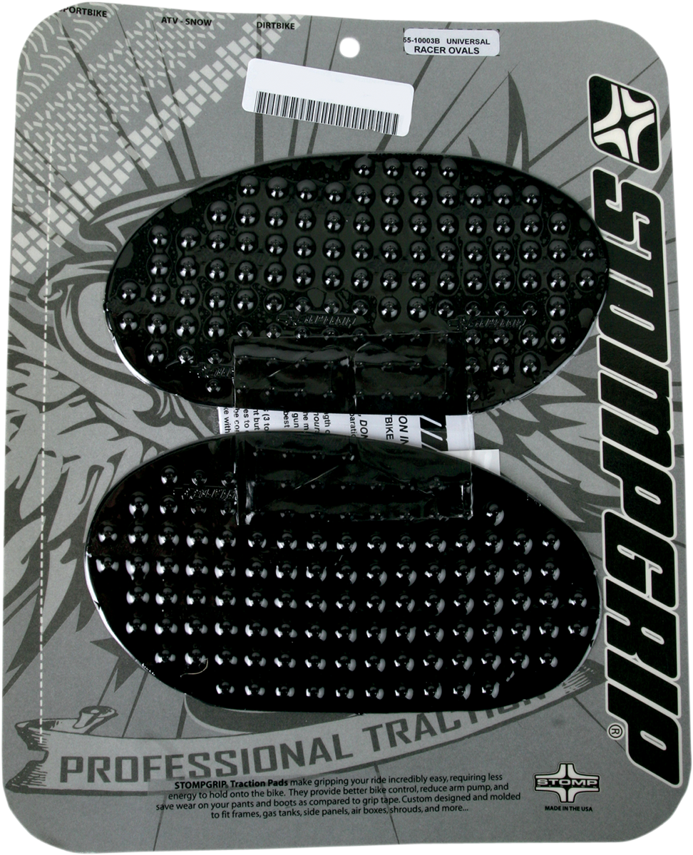 STOMPGRIP Tank Grips - Volcano - Small - Black - Universal 50-10-0002B