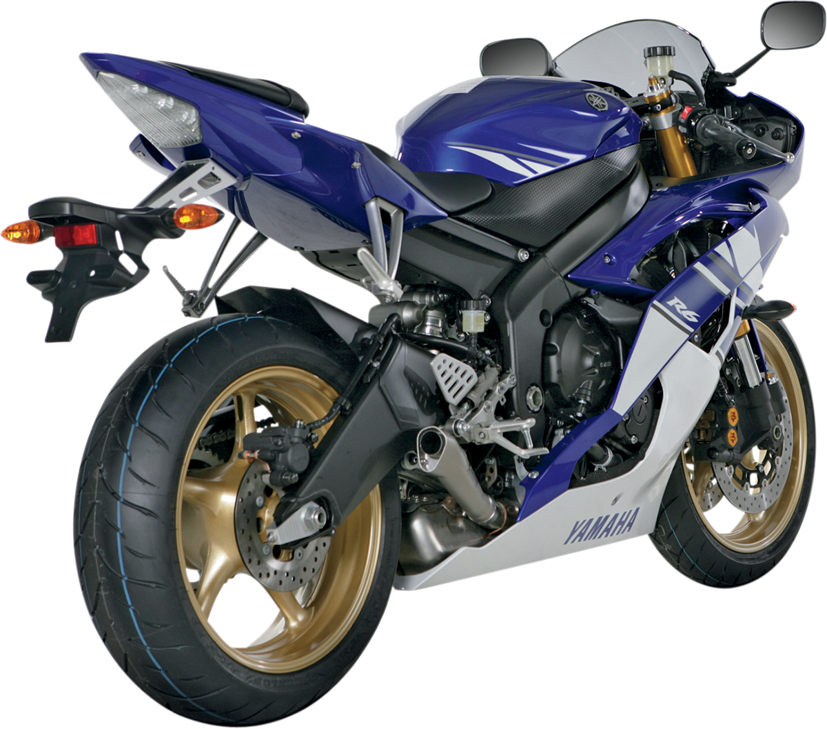 AKRAPOVIC Slip-On Line Muffler - Titanium - Megaphone - YZF-R6 SM-Y6SO6T