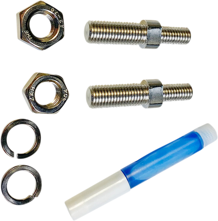 CUSTOM DYNAMICS Adapter - Mirror / Chrome / M8 x 1.25/M10 x 1.25 Right-Hand Thread/Left-Hand Thread 0641-0258