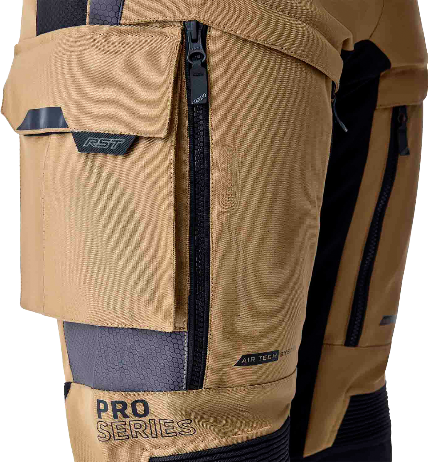 RST Pro Series Adventure-X CE Men's Textile Pants - Sand / Black - View 15