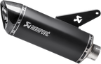 AKRAPOVIC Slip-On Line Muffler - Titanium - Black S-D8SO2-HRBL