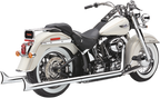 COBRA True Dual Exhaust - Fishtail - '97-'06 Softail 6987