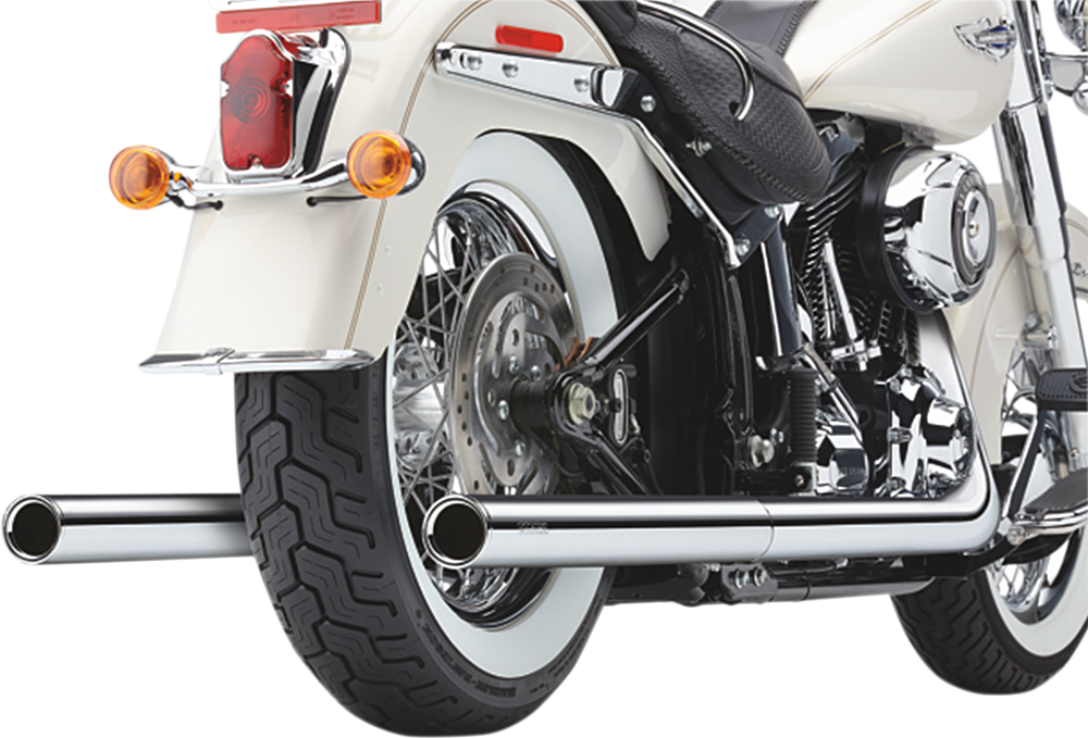 COBRA True Dual Exhaust - Billet Tip - '97-'06 Softail 6984
