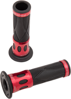 PRO GRIP 728 Superbike Grips - Open Ends - Red 728RDOE