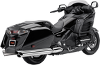 COBRA 6-into-6 Slip-On Mufflers - Chrome - GL1800/F6B 1217