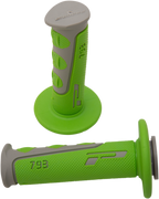 PRO GRIP 793 Grips - Gray/Green PA079300GRVE