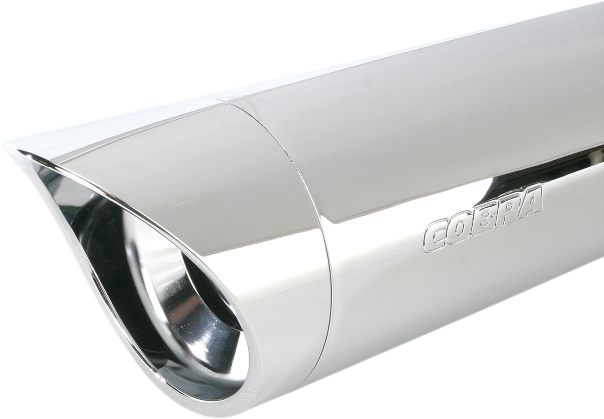 COBRA 4" Slip-On Muffler - Chrome - '11-'17 Stryker 2270