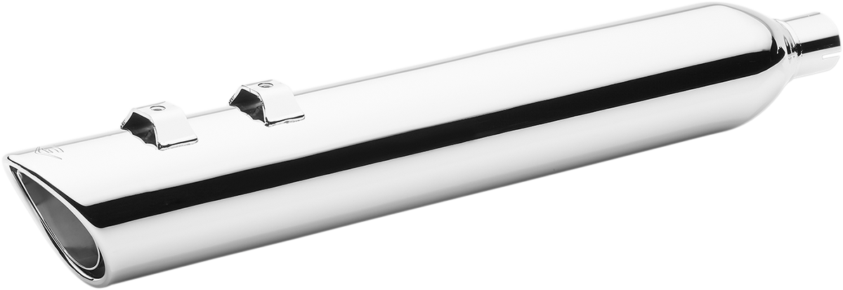 COBRA 909 Twin Slip-On Mufflers - 4" - Chrome - '95-'16 Bagger 6106