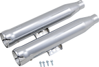 COBRA Neighbor Hater Slip-On Mufflers - Chrome - FLHC/FLHCS/FLDE 6048