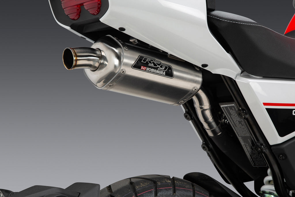 Yoshimura Papio SS/cl 24-25 RS-9 Stainless Slip-On Exhaust, w/ Aluminum Muffler