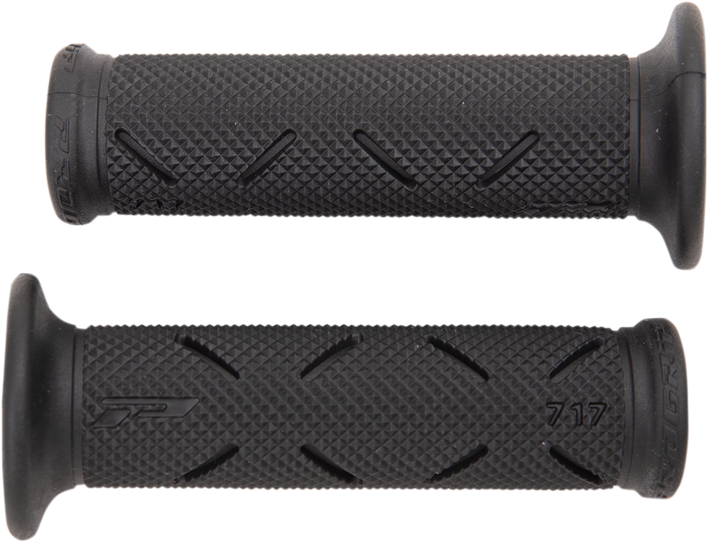 PRO GRIP 716 Superbike Grips - Open Ends - Black PA0716OETR02