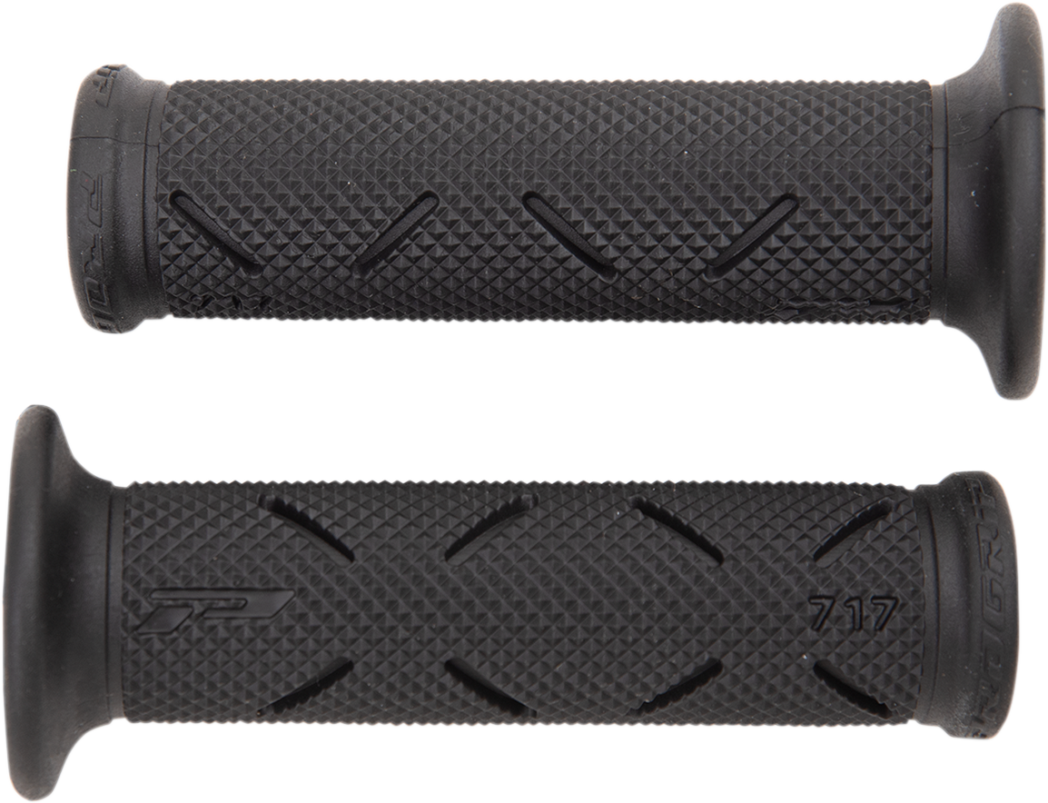 PRO GRIP 716 Superbike Grips - Open Ends - Black PA0716OETR02
