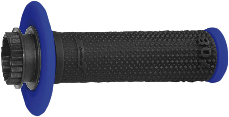 PRO GRIP 708 Lock-On Grips - Blue/Black PA070800BL02