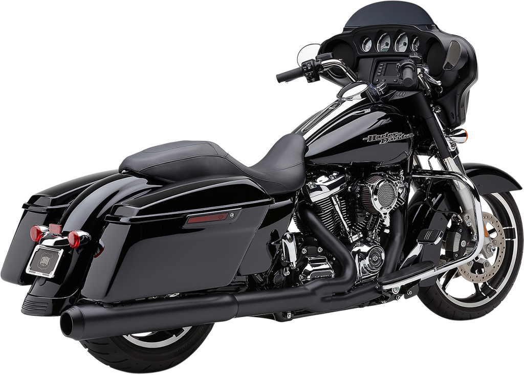 COBRA Powr-Flo 2:1 Exhaust - Black - '17-'20 FL 6451RB