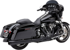 COBRA Powr-Flo 2:1 Exhaust - Black - '17-'20 FL 6451RB