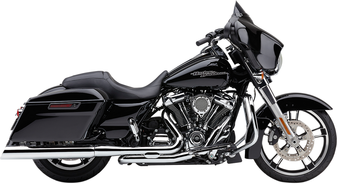 COBRA 909 Uppercut Slip-On Mufflers - '95-'16 FL - Chrome 6268