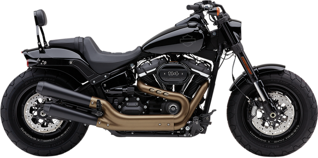 COBRA El Diablo Slip-On Mufflers - Raven Black - FXFB/S 6046B