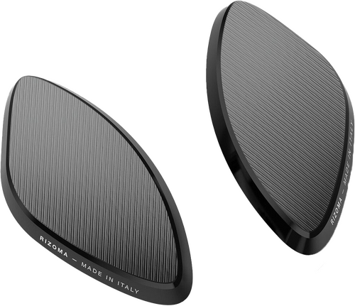 Rizoma Mirror Block Off Plates - Pair Black Apr - BS545B