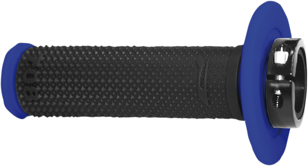 PRO GRIP 708 Lock-On Grips - Blue/Black PA070800BL02