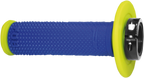 PRO GRIP 708 Lock-On Grips - Fluorescent Yellow/Blue PA070800GFBL