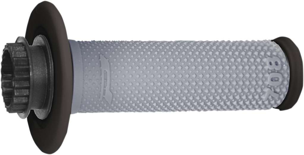 PRO GRIP 708 Lock-On Grips - Black/Gray PA070800NEGR